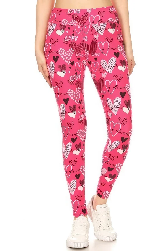 Yoga Band Buttery Soft Print Leggings Chic Workout Leggings