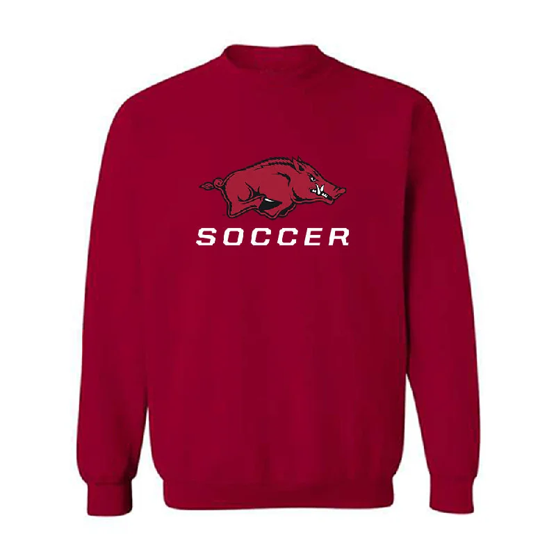 Arkansas - NCAA Women's Soccer : Audrey Shackelford - Classic Shersey Crewneck Sweatshirt Hoodie with Double Zipper Versatile Adjustable