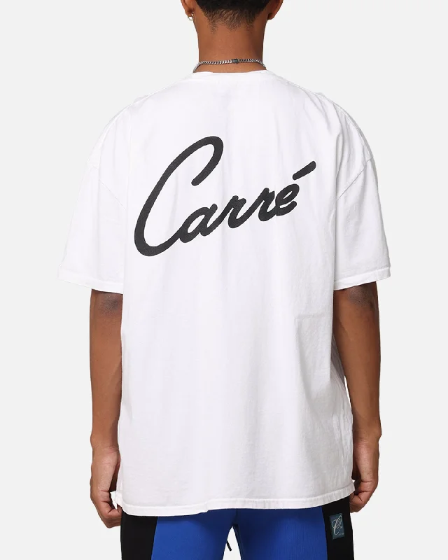 Carre Swifty T-Shirt Off White-- Front Pockets Side Pockets Patch Pockets