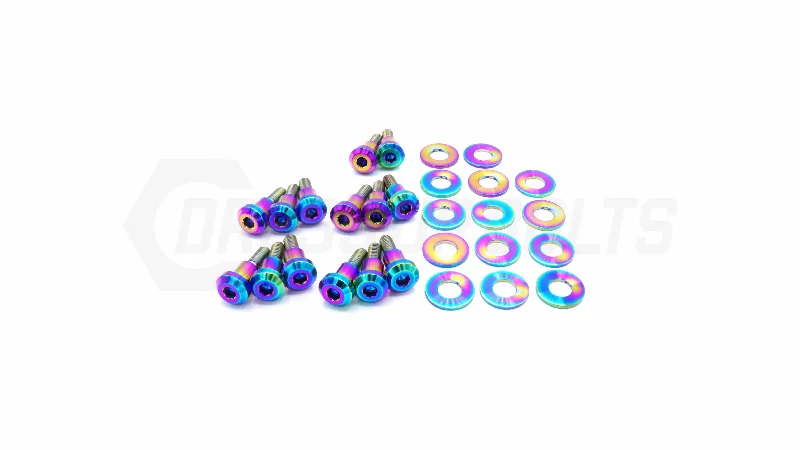 Dress Up Bolts Titanium Hardware Valve Cover Kit - 4B11T Engine Tunics Long Elegant