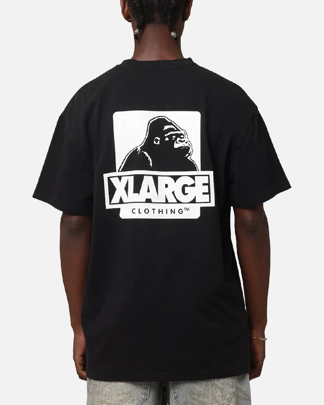 X-Large 91 LCB T-Shirt Pigment Black-- Terry Blend Velvet Blend Canvas Blend