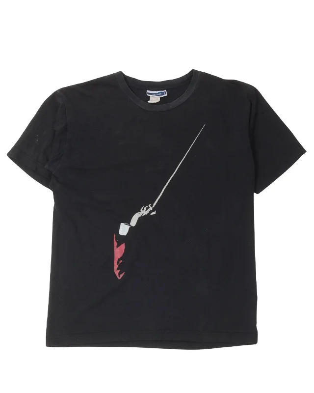The Strokes Tour T-Shirt-- Zippered Front Buttoned Front Snap Front