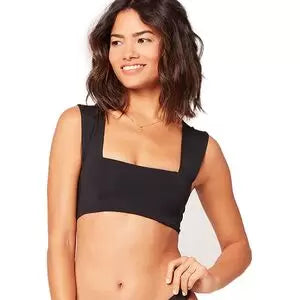 L Space Parker Bikini Top Bikini with mesh detail, Sexy, Trendy, Comfortable