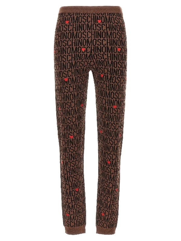 Logo Leggings Cozy Textured Workout Leggings