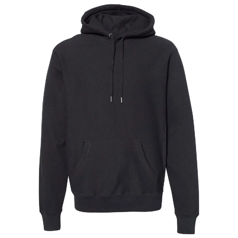 Independent Trading Co. Unisex Black Legend Heavyweight Hoodie Hoodie with Neon Bright Vibrant