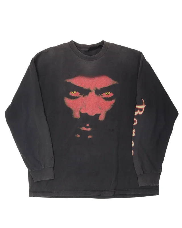 Bones Long Sleeve T-Shirt-- Machine Wash Dry Clean Hand Wash