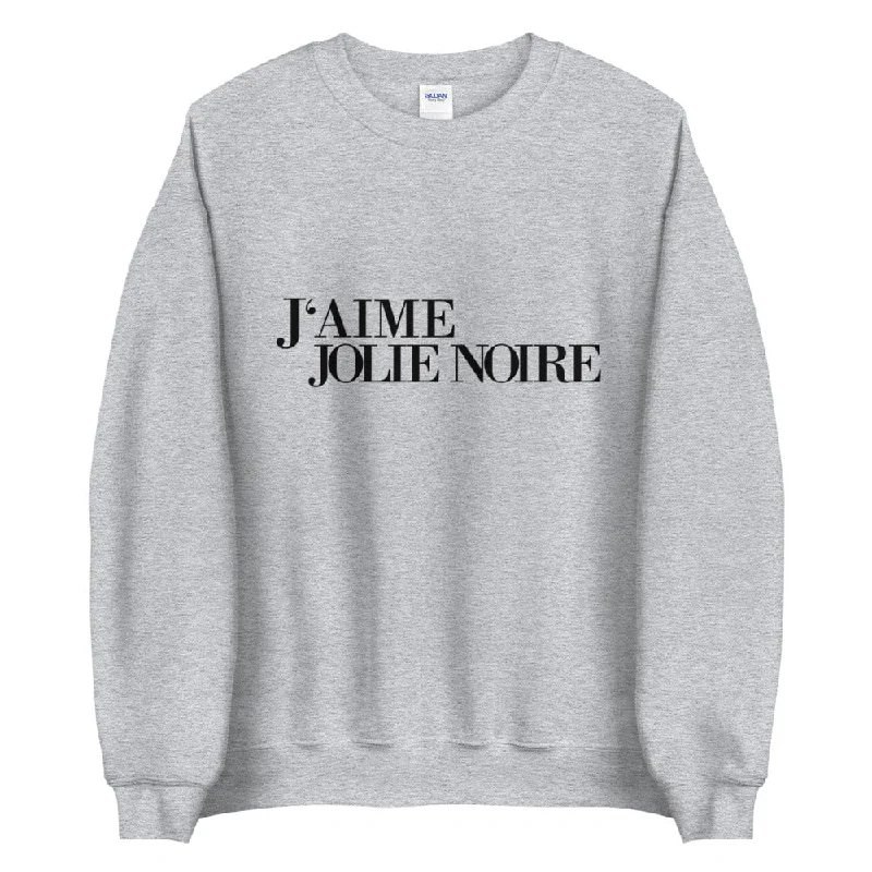 Love JN Sweatshirt- Gray Hoodie with Drawstring Waist Adjustable Fitted