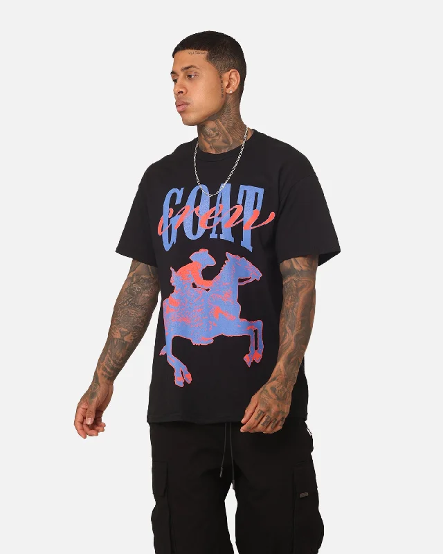 Goat Crew The Night Show T-Shirt Black-- Oversized T-Shirt Spandex breathable