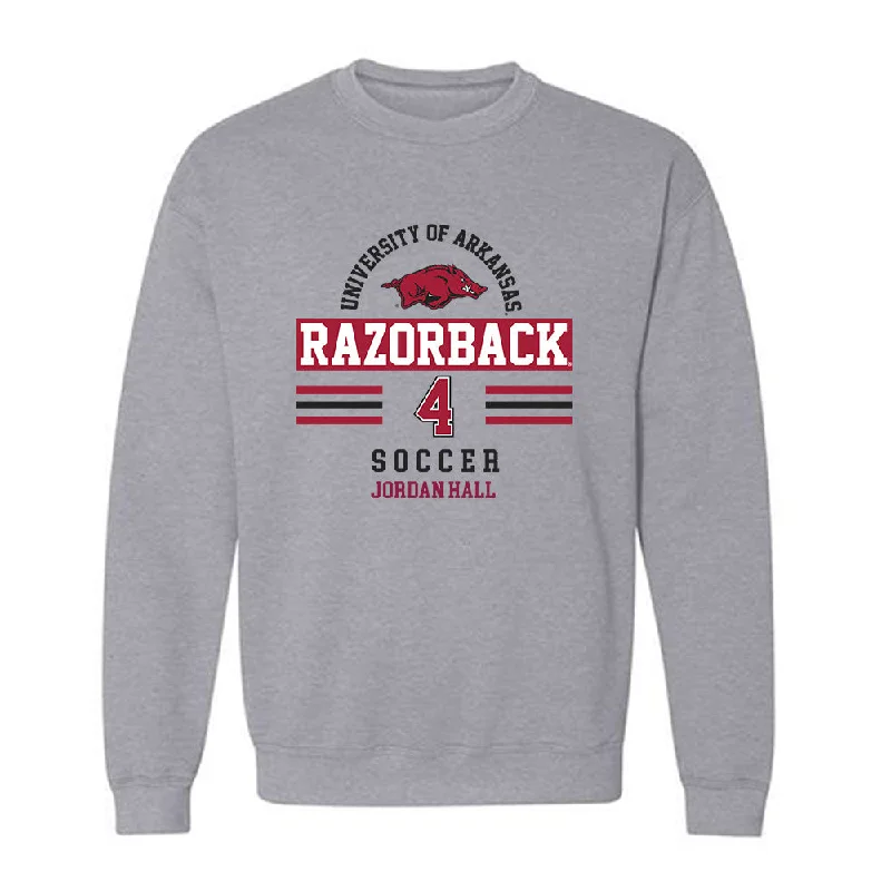 Arkansas - NCAA Women's Soccer : Jordan Hall - Classic Fashion Shersey Crewneck Sweatshirt Oversized Hoodie Comfort Casual