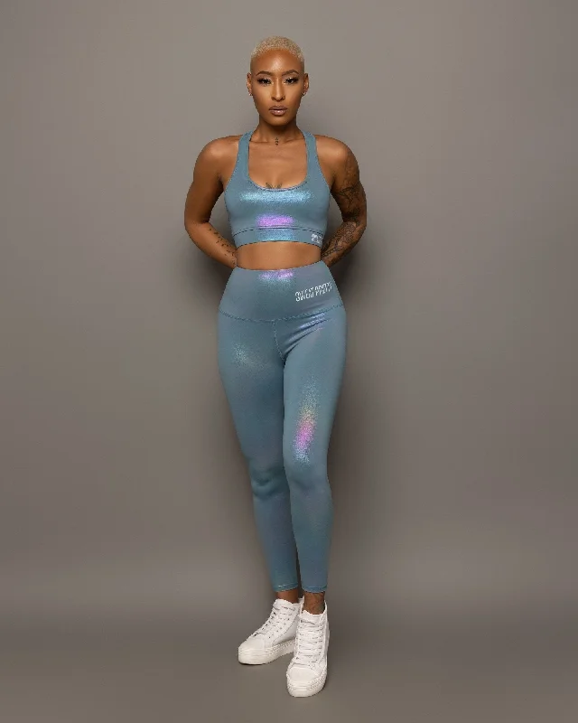 Sweat Pretty Metallic legging sets Fashionable Printed Leggings