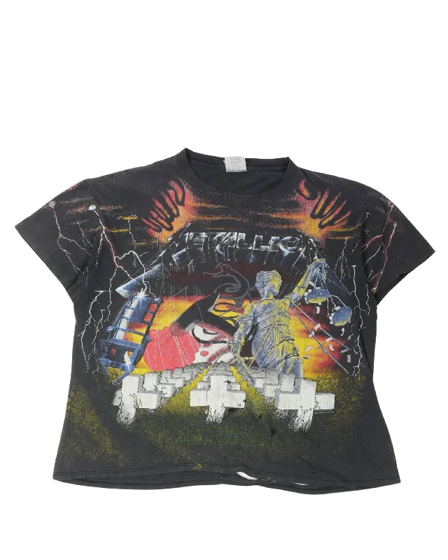 Metallica Master of Puppets T-Shirt-- Cotton Fabric Linen Fabric Terry Fabric