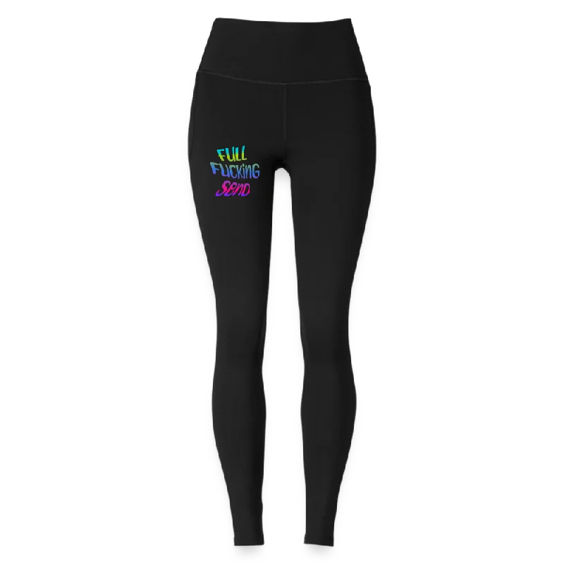Full F*cking Send Under Armour  Meridian Legging Cozy Bootcut Leggings