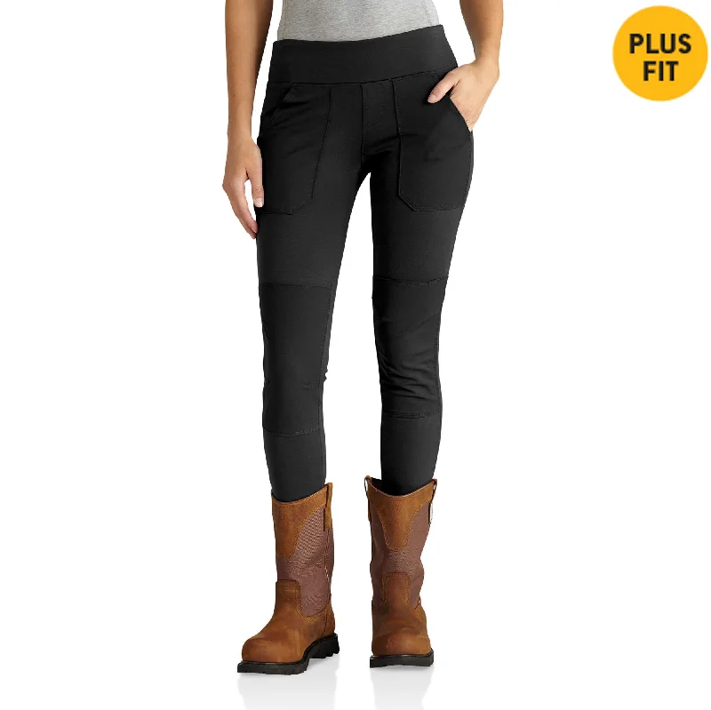Women's Carhartt Force® Midweight Pocket Legging Stylish Side-Stripe Leggings