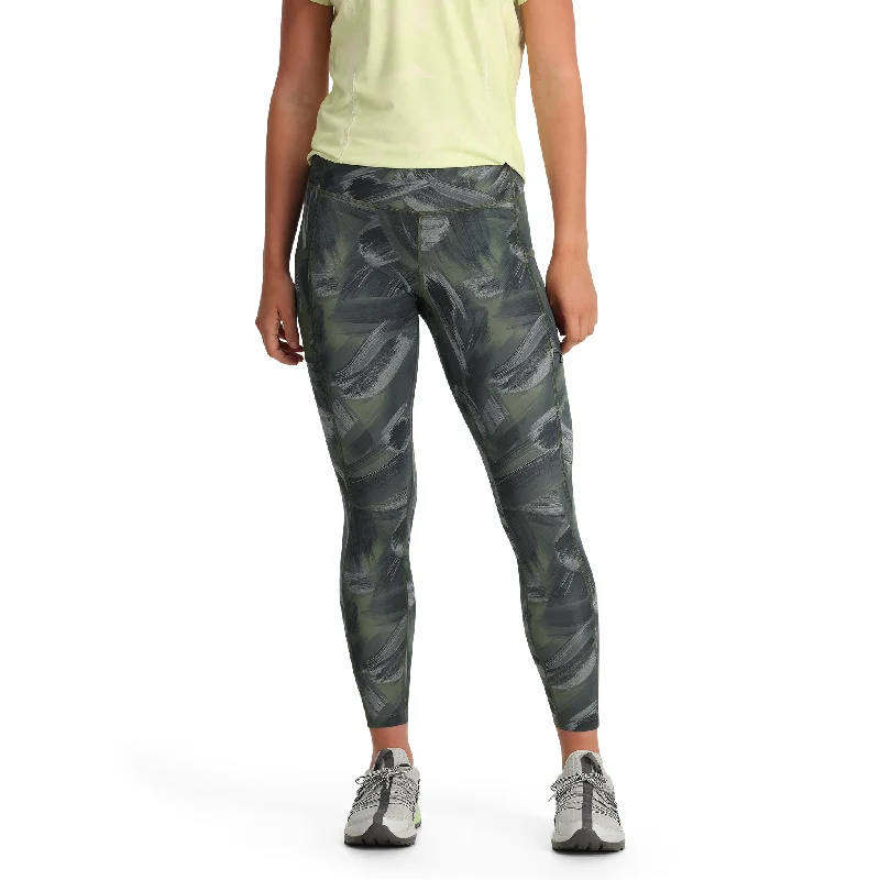 Womens Follow Me Trek Legging - Black Trendy Cold Weather Tights