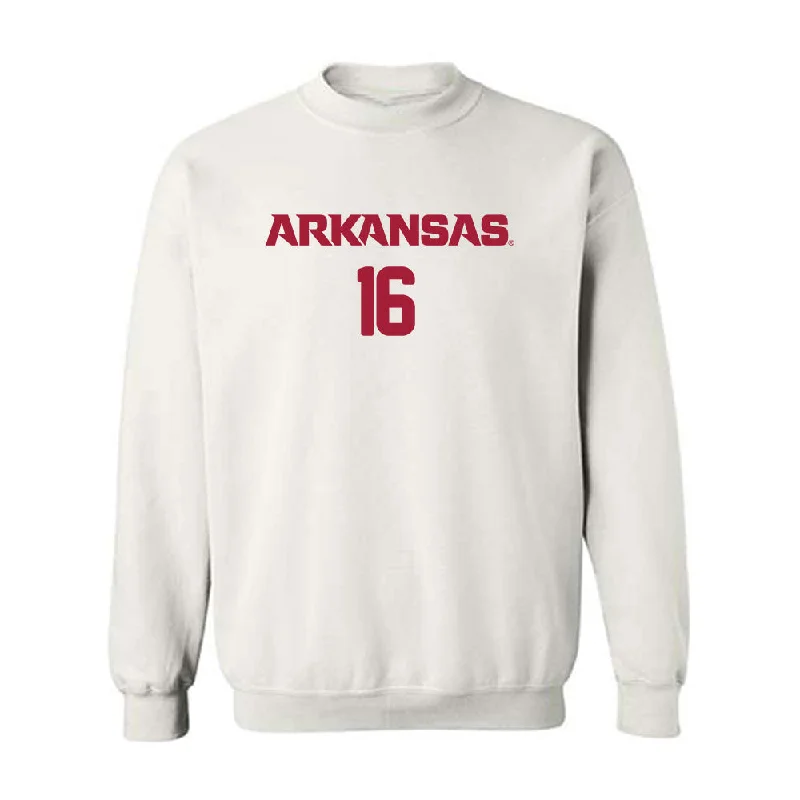 Arkansas - NCAA Women's Soccer : Audrey Shackelford - Replica Shersey Crewneck Sweatshirt Hoodie with Hem Ribbing Snug Secure