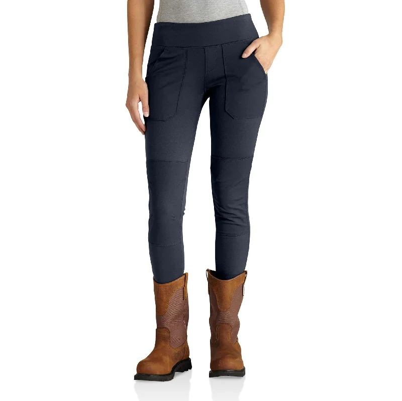 Women's Carhartt Force® Midweight Pocket Legging Cozy Textured Workout Leggings