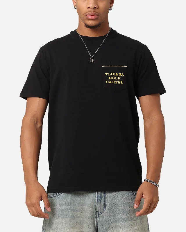 Birds Of Condor Tijuana Pocket T-Shirt Black-- Fleece Fabric Down Fabric Feather Fabric