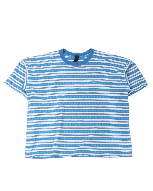 Teens From Mars Striped Plus Cross T-Shirt-- Houndstooth Herringbone Solid