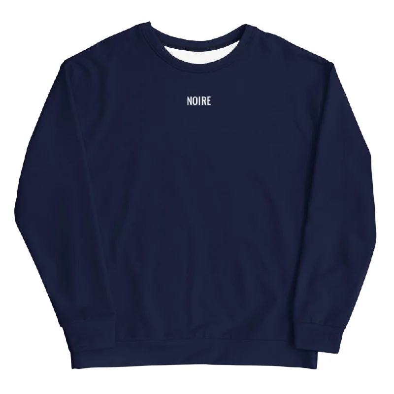 Premium Sweatshirt- Navy Hoodie with Front Slit Layering Stylish