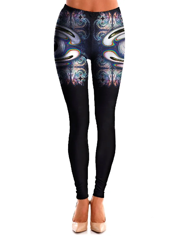 Filagree Freakout Art Leggings Stylish Sweatproof Leggings