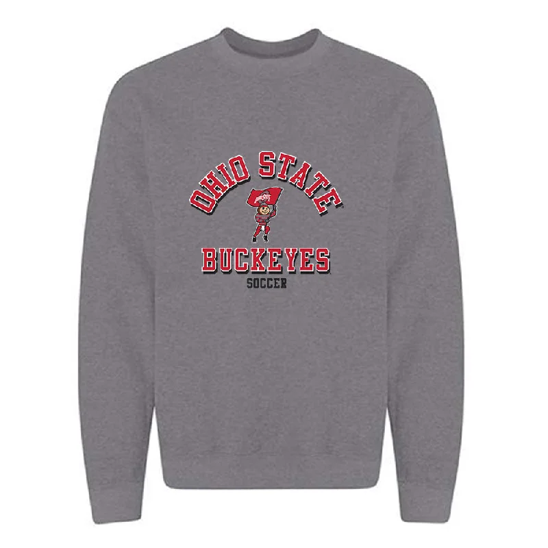 Ohio State - NCAA Women's Soccer : Amanda Schlueter - Classic Shersey Crewneck Sweatshirt Hoodie with Mesh Breathable Sporty