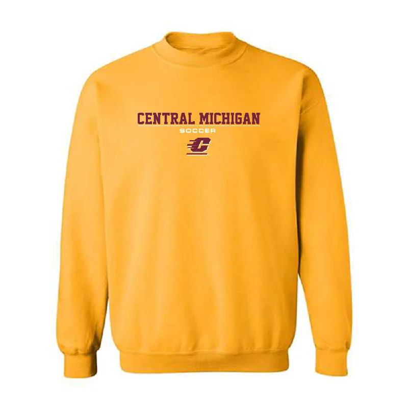 Central Michigan - NCAA Women's Soccer : Madison Bloom - Classic Shersey Crewneck Sweatshirt Hoodie with Hem Elastic Stretchable Comfortable