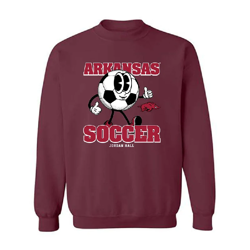 Arkansas - NCAA Women's Soccer : Jordan Hall - Fashion Shersey Crewneck Sweatshirt Hoodie Crop Top Short Trendy