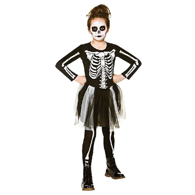 Skelebones Dress Square Neckline Feminine