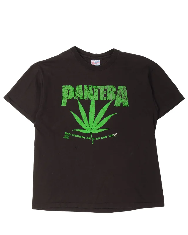 Pantera Fly'N Across America Weed T-Shirt-- Satin Blend Silk Blend Wool Blend