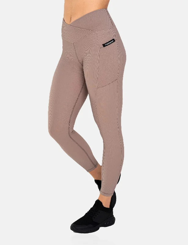 Rib Leggings Women Trendy Minimalist Leggings