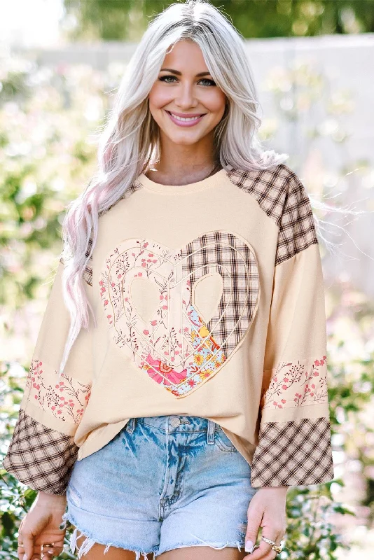 Patchwork Raglan Sleeved Sweatshirt - Butter Hoodie with Hood Adjustable Protection