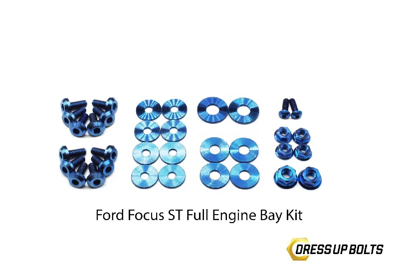 Ford Focus ST (2015-2018) Titanium Dress Up Bolt Engine Bay Kit sweetheart Neckline Romantic