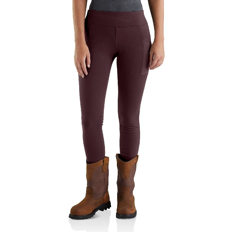 Women's Carhartt Force® Lightweight Pocket Legging Trendy Colorblock Print Leggings