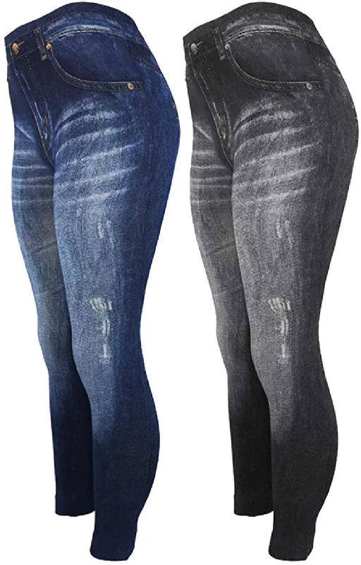 Black Denim/Blue Denim