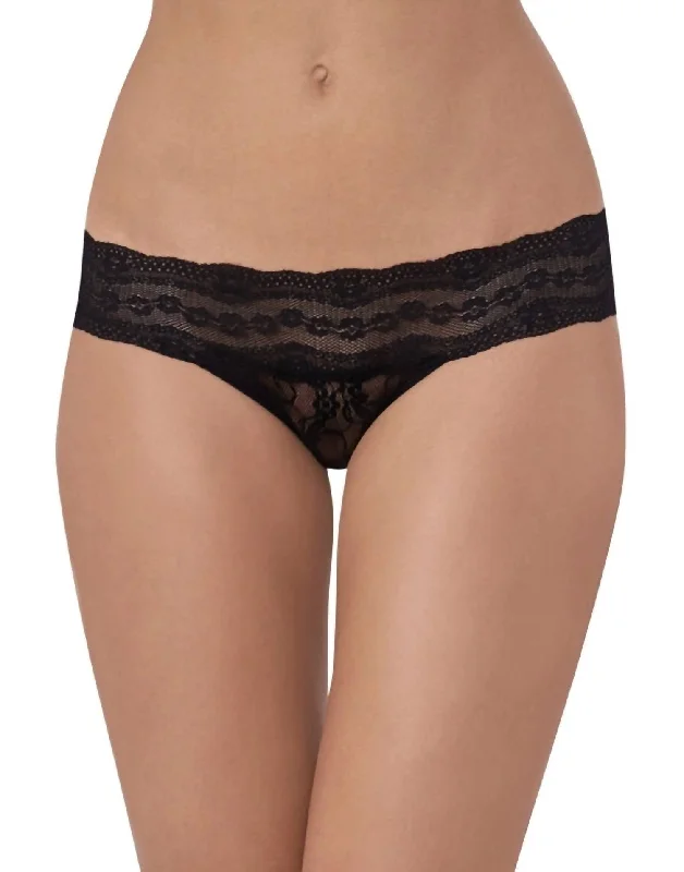 Lace Kiss Bikini Panty In Night High-waisted bikini, Vintage style, Summer fashion, Comfortable