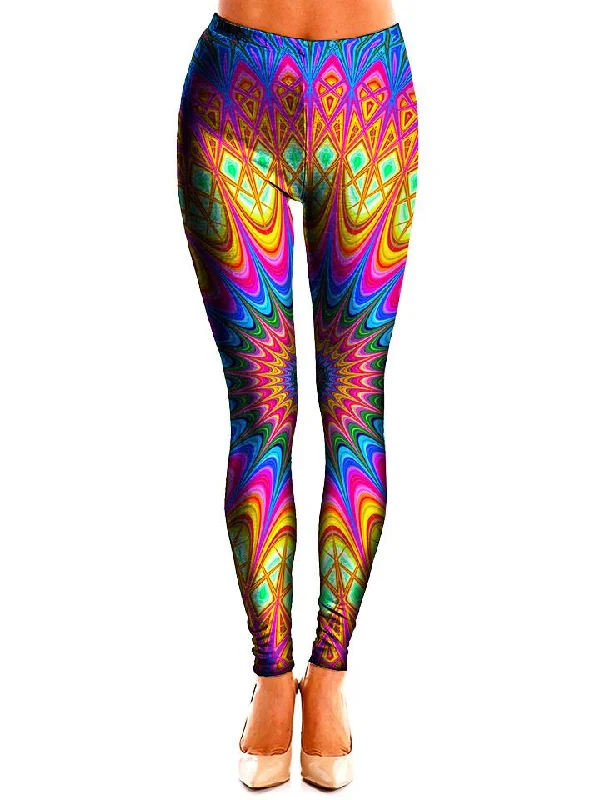 Neon Tribe EDC Leggings Cozy Fashion Leggings