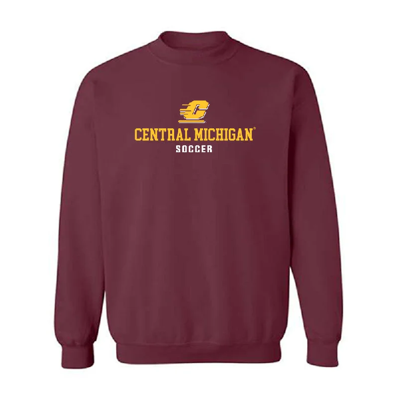 Central Michigan - NCAA Women's Soccer : Madison Bloom - Classic Shersey Crewneck Sweatshirt Cotton Hoodie Fleece Lining Warmth