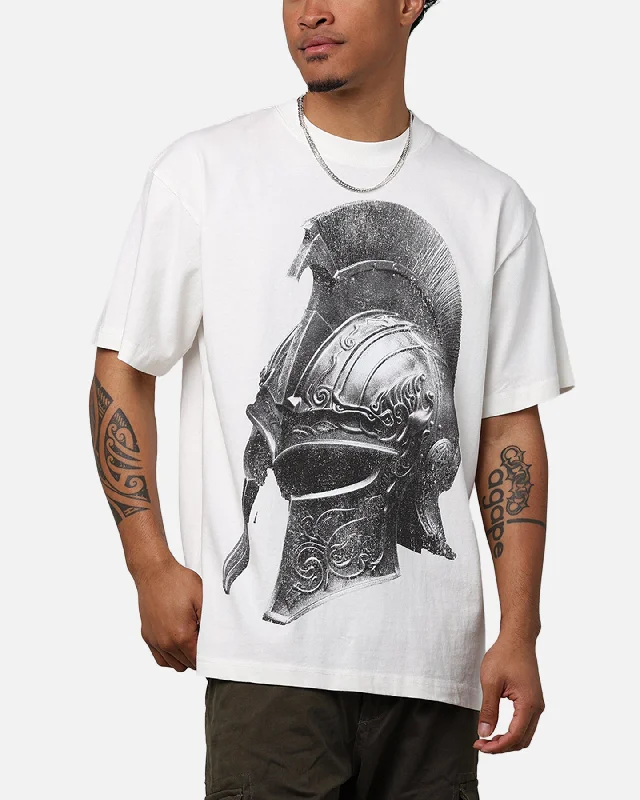 Saint Morta Gladiator T-Shirt White-- Welt Pockets Slit Pockets