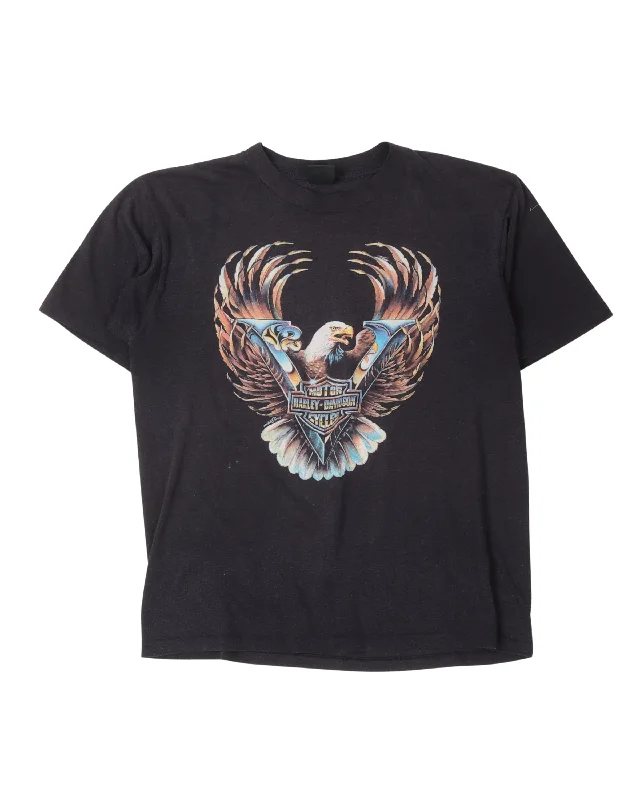 Harley Davidson Memphis T-Shirt-- Jersey Fabric Tulle Fabric Batik Fabric