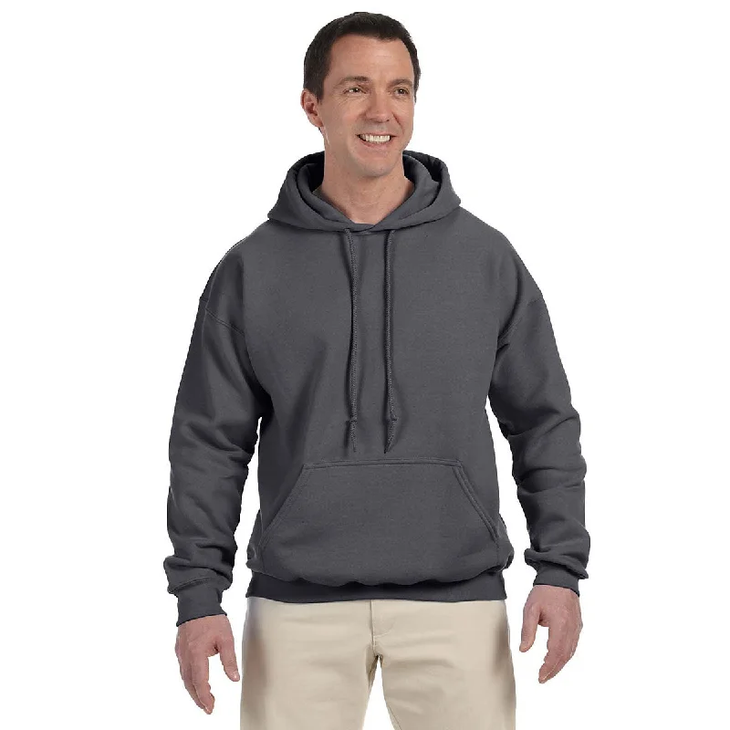 Gildan Unisex Charcoal DryBlend 50/50 Hoodie Hoodie with Applique Textured Unique