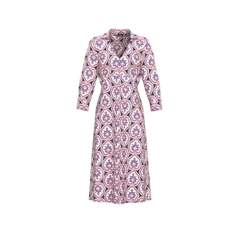 Patterned Long Dress Tunics Versatile all-occasion