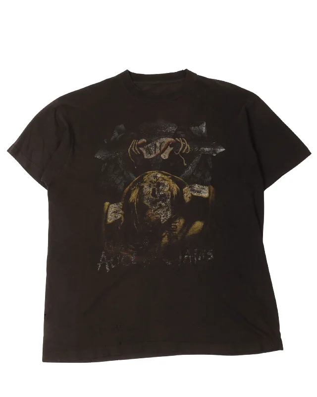 Alice In Chains Bleed The Freak T-Shirt-- Embroidered Appliqued Beaded