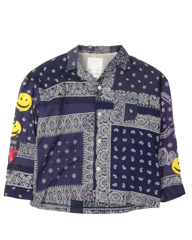 Sleeper Shirt-- Hooded Caped Shawl Collar