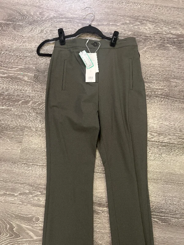 Veronica Beard Nylon Straight Slack Pants (Size 6) Elegant High-Waist Pants