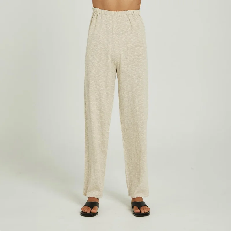 Allyson Pant - Sand Fashionable Sporty Pants