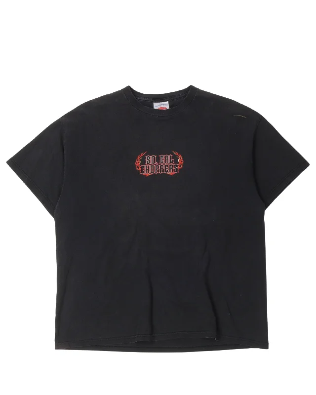 Socal Choppers T-Shirt-- Asymmetrical Pockets Print