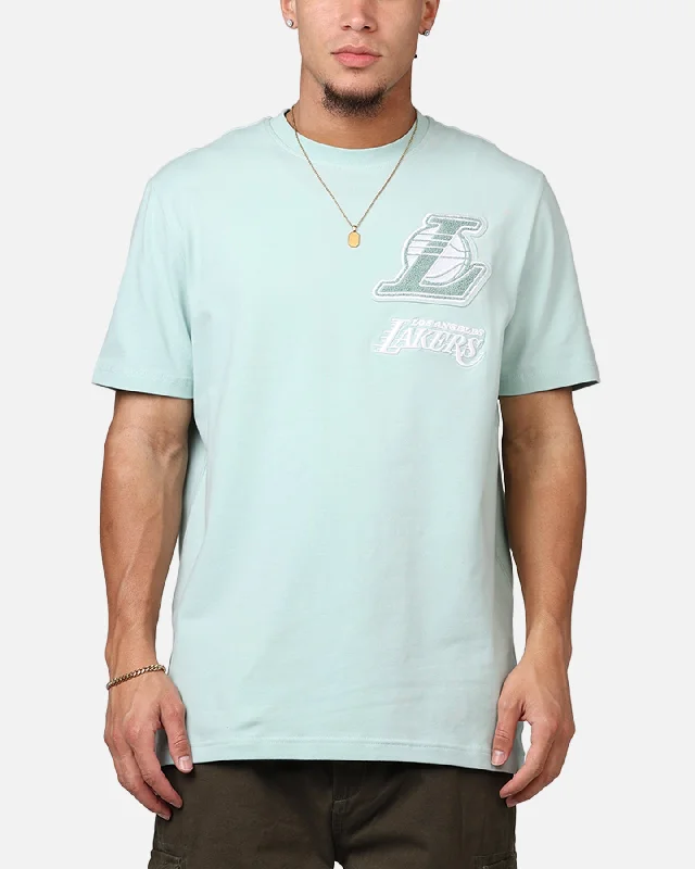 New Era Los Angeles Lakers 'Logo Select Mint' T-Shirt Mint-- Graphic Embroidered Appliqued