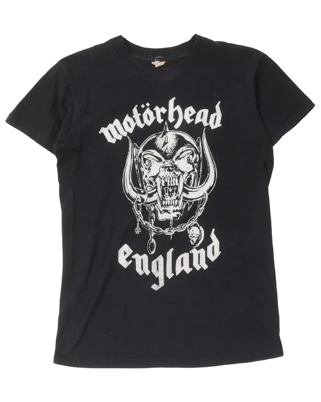 Motorhead England T-Shirt-- Silk Blend Satin Velvet