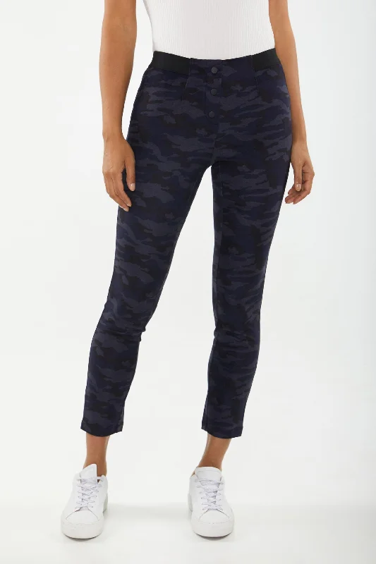 Camouflage high waist legging Elegant Textured Leggings