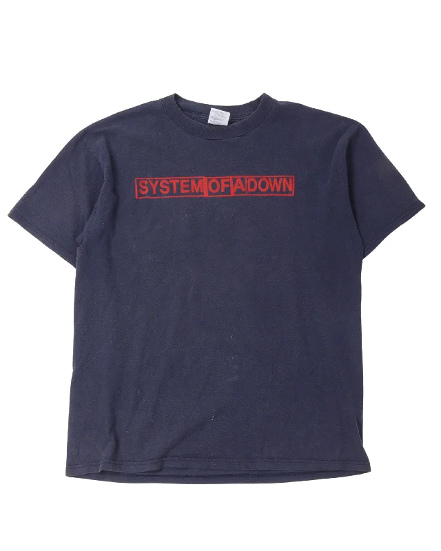 System of a Down T-Shirt-- Polka Dot Checkered Tartan